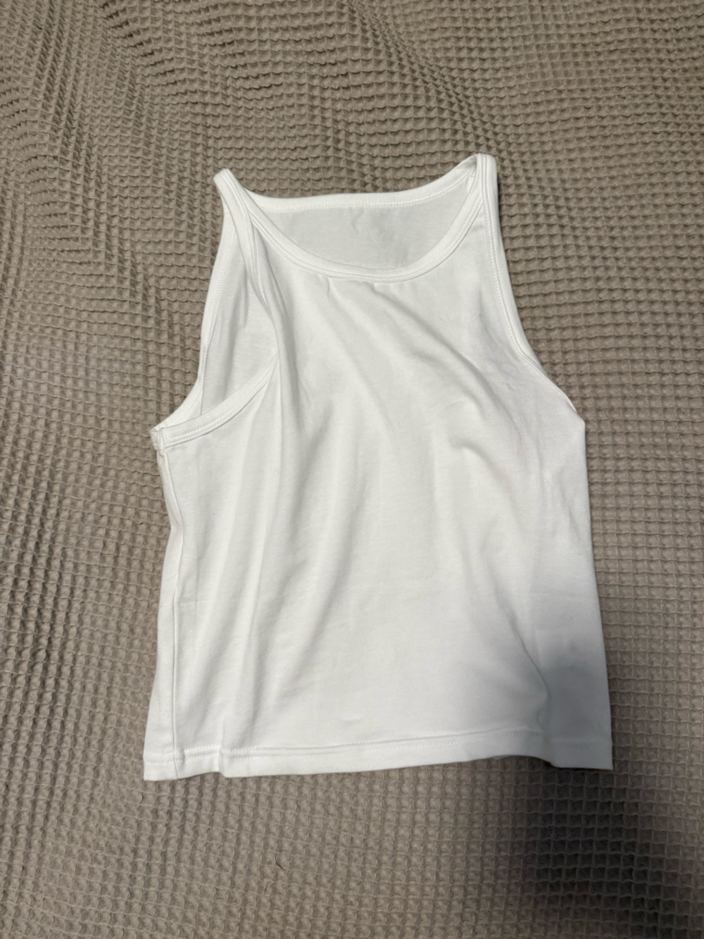 White cropped Tank Top